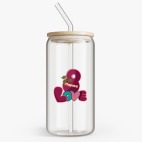 Банка с бамбуковой крышкой