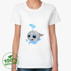 Женская футболка органик