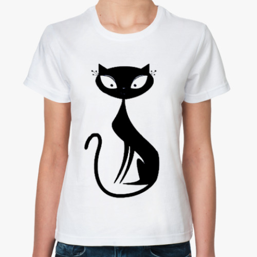 Классическая футболка   "Киса"