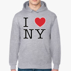 Толстовка худи I love NY
