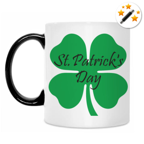 Кружка-хамелеон с принтом Patricks Day