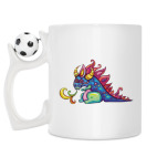 Кружка с футбольным мячиком