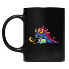 Кружка цветная UV-DTF