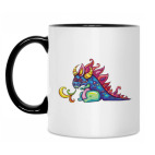 Кружка двухцветная