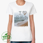 Женская футболка органик