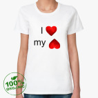 Женская футболка органик