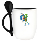 Кружка с ложкой