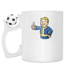 Кружка с футбольным мячиком