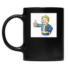 Кружка цветная UV-DTF