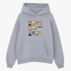 Толстовка худи оверсайз