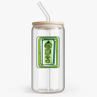 Банка с бамбуковой крышкой