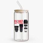 Банка с бамбуковой крышкой