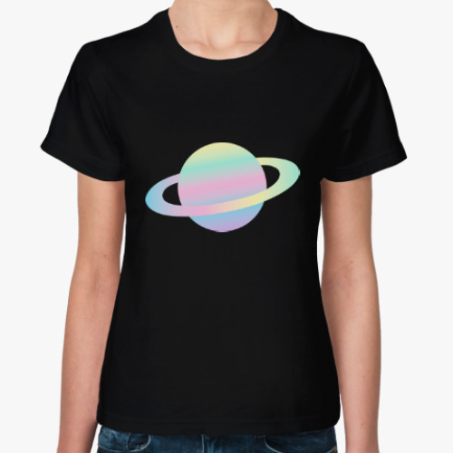Женская футболка Saturn