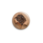 Значок 25 мм  &#039;Кофе&#039;