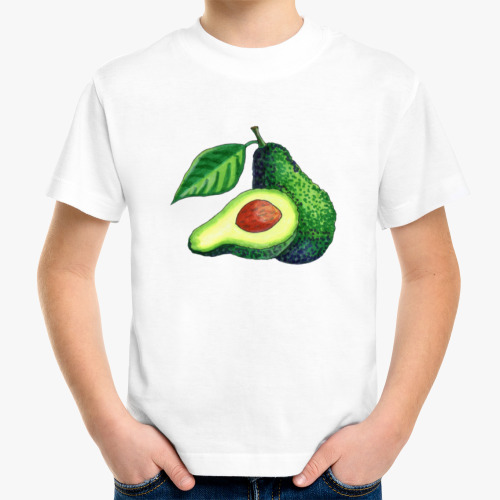 Детская футболка "Солнечный авокадо"