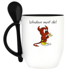 Кружка с ложкой