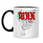 Кружка двухцветная