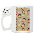 Кружка с футбольным мячиком