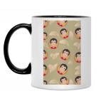 Кружка двухцветная