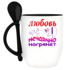 Кружка с ложкой