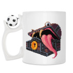Кружка с футбольным мячиком