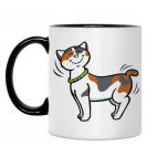 Кружка двухцветная