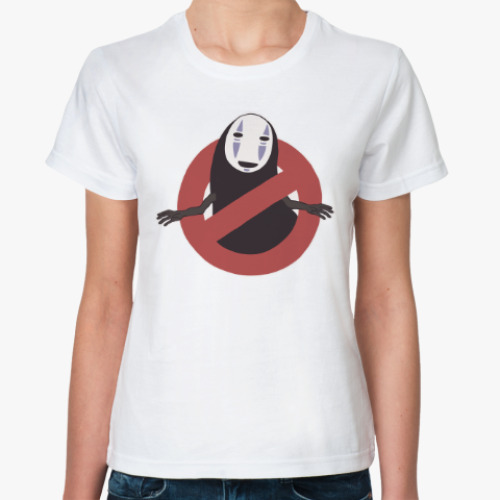 Классическая футболка с принтом Без Лица (Унесенные Призраками)