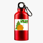 Металлическая бутылка 400 мл UV-DTF