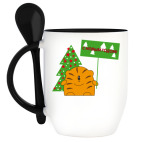 Кружка с ложкой