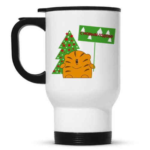 Кружка-термос с принтом Tiger=)