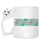 Кружка с футбольным мячиком