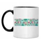 Кружка двухцветная