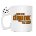 Кружка с футбольным мячиком