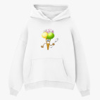 Толстовка худи оверсайз