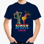 Детская классическая футболка Мексиканский праздник Cinco de Mayo