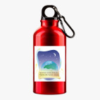 Металлическая бутылка 400 мл UV-DTF