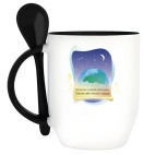 Кружка с ложкой