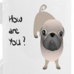 дружелюбная собака. Милые домашние животные