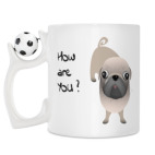 Кружка с футбольным мячиком