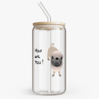 Банка с бамбуковой крышкой