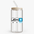 Банка с бамбуковой крышкой