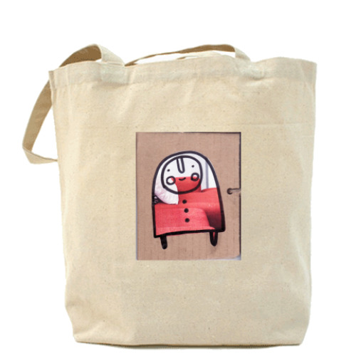 Сумка шоппер с принтом Дурачьё