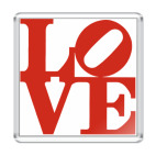 Магнит 6.5 x 6.5 см LOVE