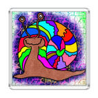 Магнит 6.5 x 6.5 см Улитка