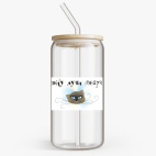 Банка с бамбуковой крышкой