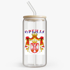 Банка с бамбуковой крышкой