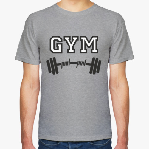 Футболка с принтом  Gym