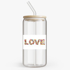 Банка с бамбуковой крышкой