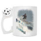 Кружка с футбольным мячиком