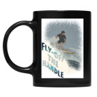 Кружка цветная UV-DTF